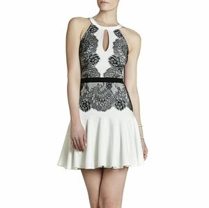 BCBG MaxAzria Leyla Black, White Lace Dress